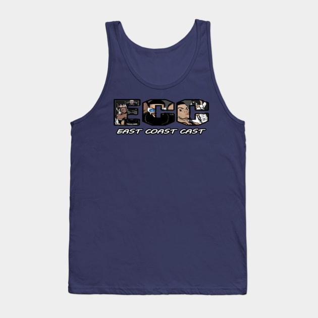 East Coast Cast Logo & Letters Tank Top by ceehawk